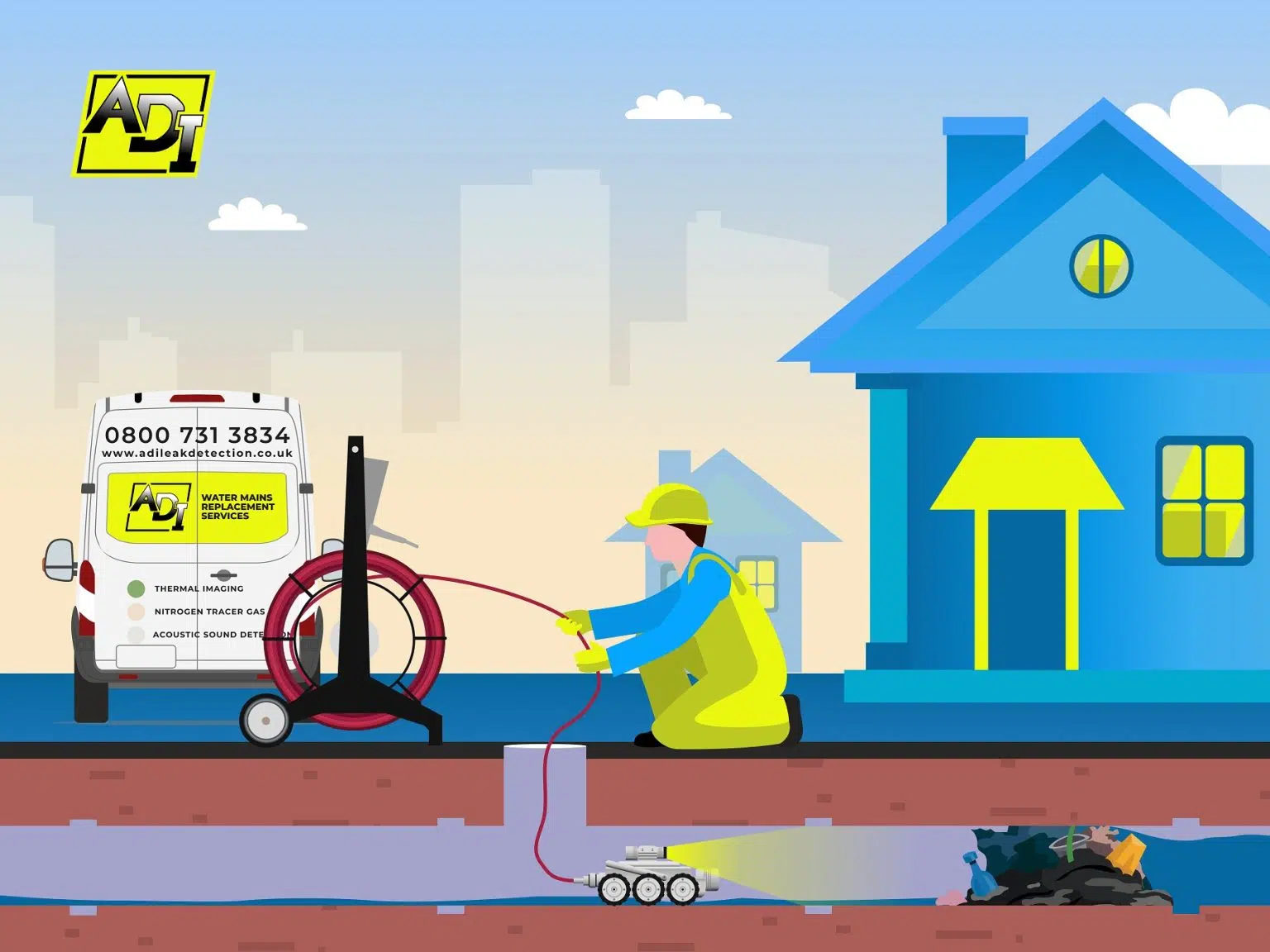 Drainage CCTV Surveys & Investigations Chesterfield